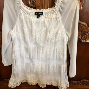 I.N. Studio lace top M